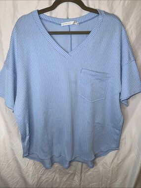 *Flawed* Altar’d State Ribbed Short Sleeve